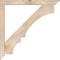 Ekena Millwork Balboa Traditional Smooth Bracket w/ Offset Brace, Douglas Fir, 5 1/2"W x 48"D x 48"H BKT0604X48X48BOA01SDF - alternate 3